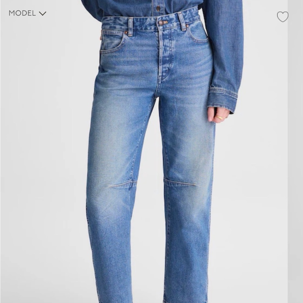 Madewell Darted Barrel Jeans